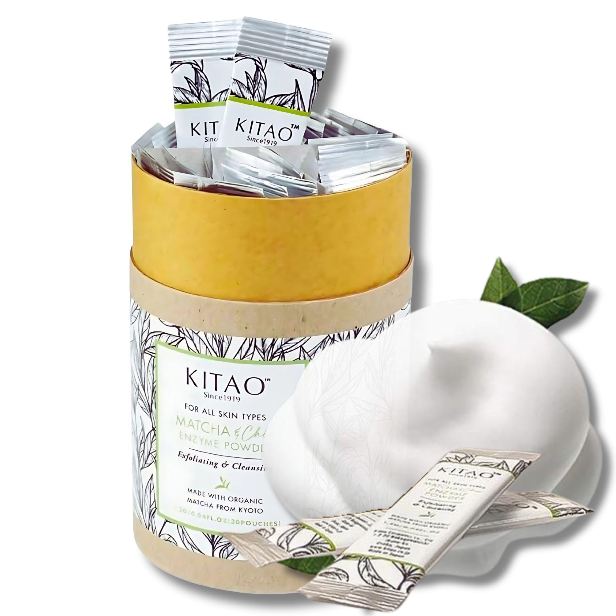 Amazon.com: KITAO 30EA Exfoliating Enzyme Powder Face Wash for